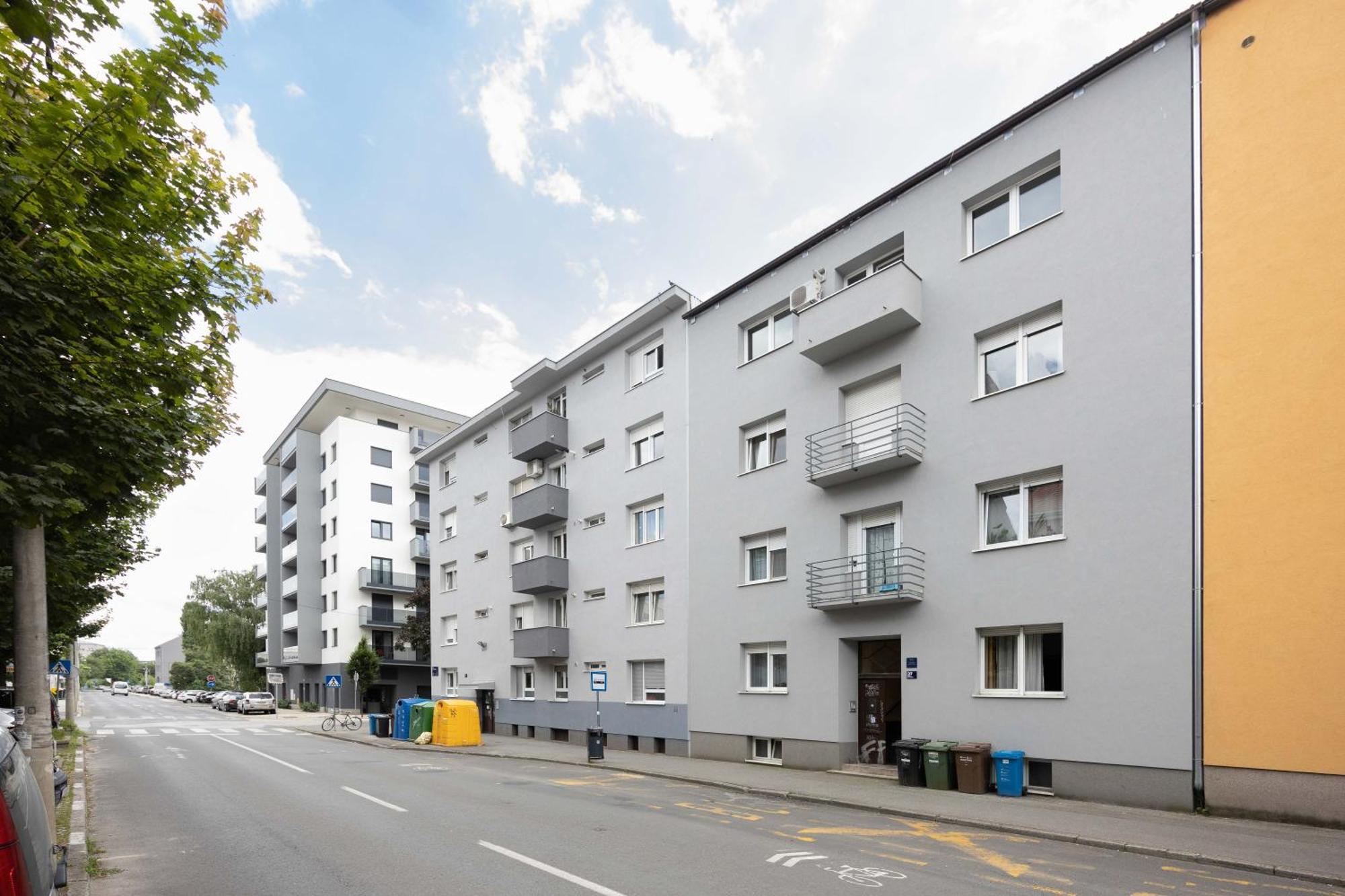 Modern Studio Near City Center Zagabria Esterno foto